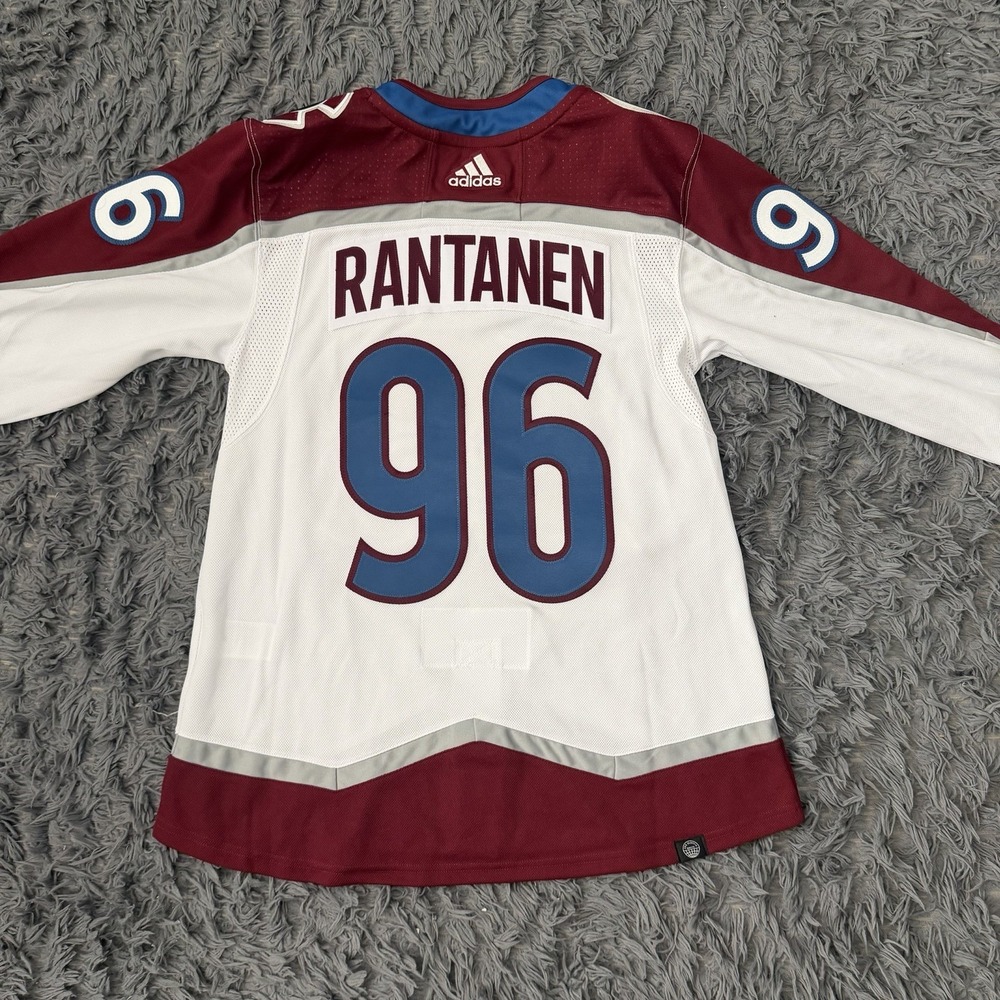 Adidas Compared Avalanche Rantanen Hockey Jersey Men's Size 46 Stitched #96 - Picture 2 of 6